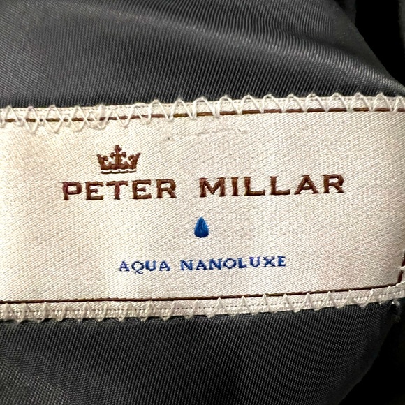 PETER MILLAR SPORT COAT BLAZER JACKET NAVY MEN 46R - Picture 9 of 10